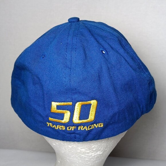 MOOG Cap L XL NASCAR Steering Suspension 50 Years Racing Blue Canvas Stretch - Picture 4 of 12